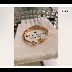 Kate spade rose gold cuff bracelet